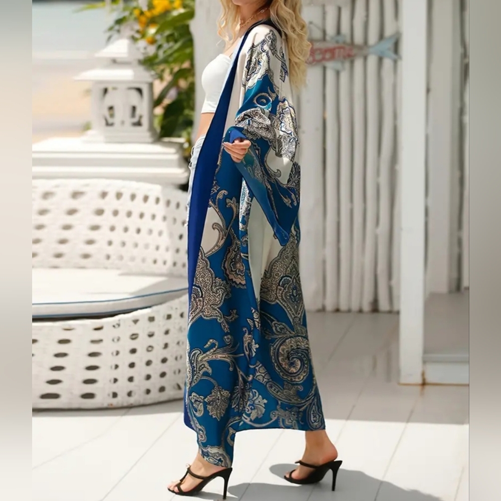 Plus Size Boho Kimono